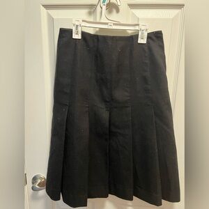 Elegant Black A-Line Skirt
